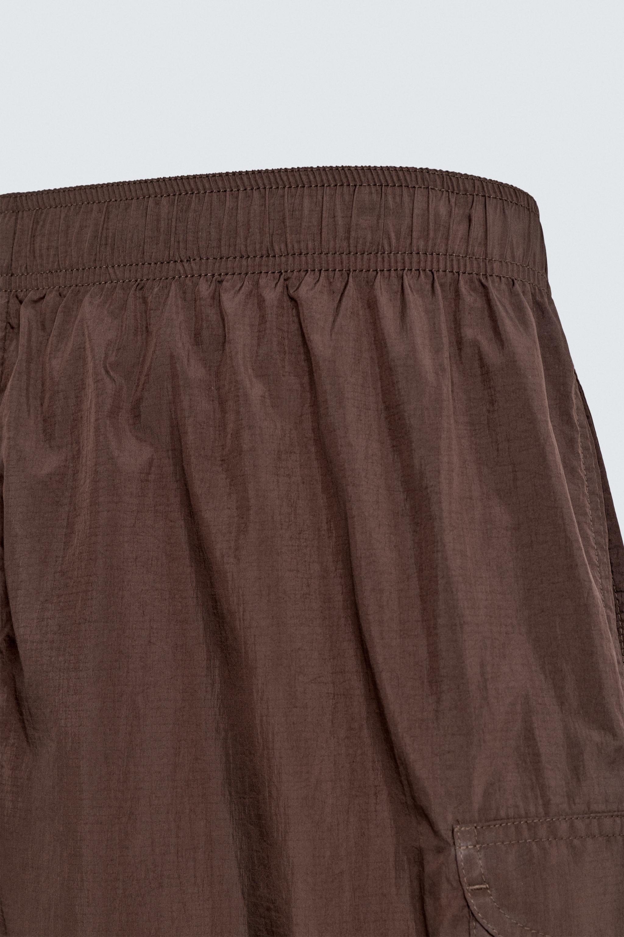 LONG CARGO SWIM TRUNKS